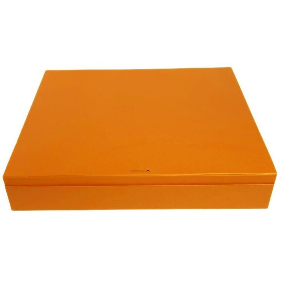 AUTHENTIC LOUIS VUITTON Gift box Magnetic Luxury Presentation Orange Blue - Picture 5 of 9